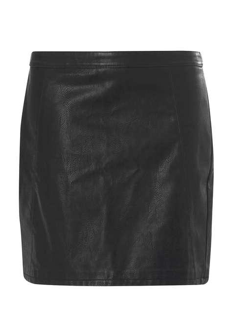 DP Curve Black Mini Skirt